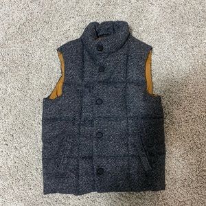 Zara boys wool puffer vest size 4